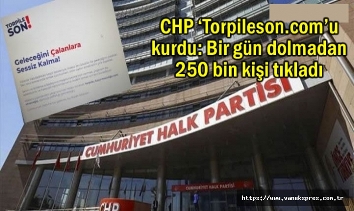 CHP ‘Torpileson.com’u kurdu: 24 saatte 300 bin kişi tıkladı