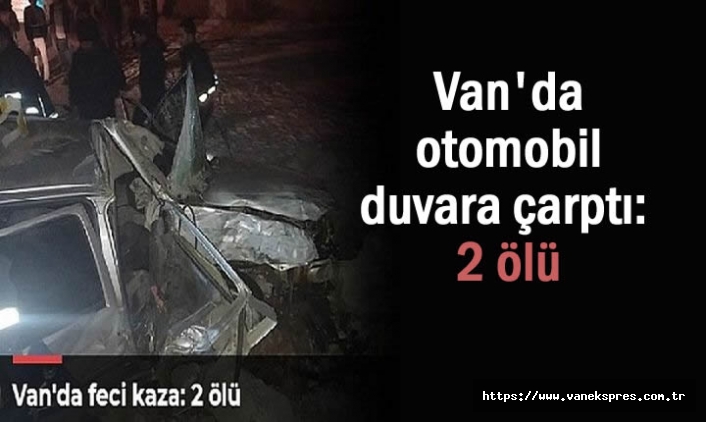 Van'da Feci Kaza : 2 ölü