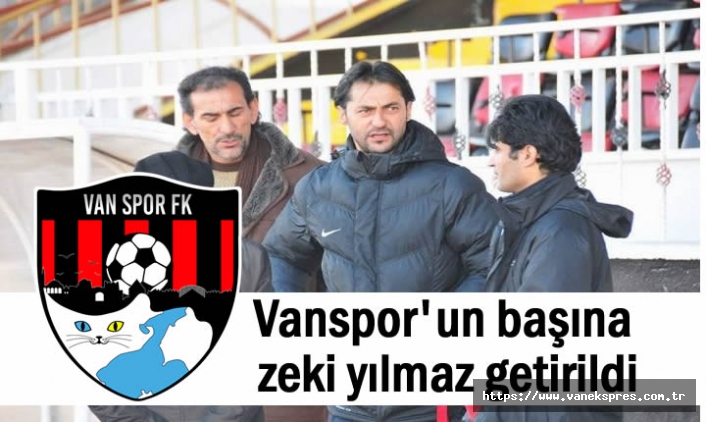 Vanspor FK'de teknik direktör Zeki Yılmaz oldu!