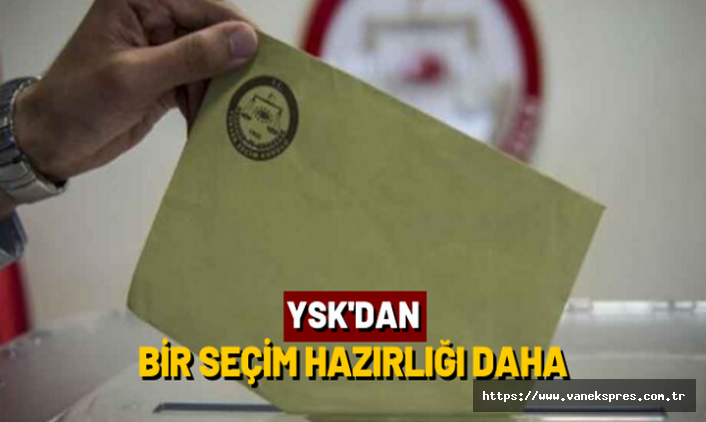 YSK'de seçim hazırlıkları: Oy pusulası ve zarf için ilana çıktı