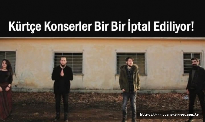 Kocaeli ve Muş'tan sonra Bitlis’te de Kürtçe konser iptal edildi