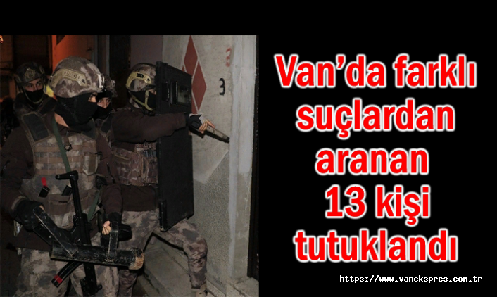 Van’da 29 kişi gözaltına alındı 13'ü tutuklandı