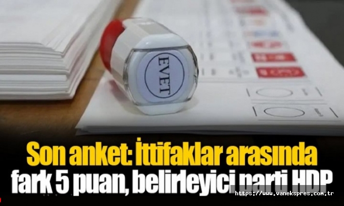 Asal Anketi: Belirleyici Parti HDP