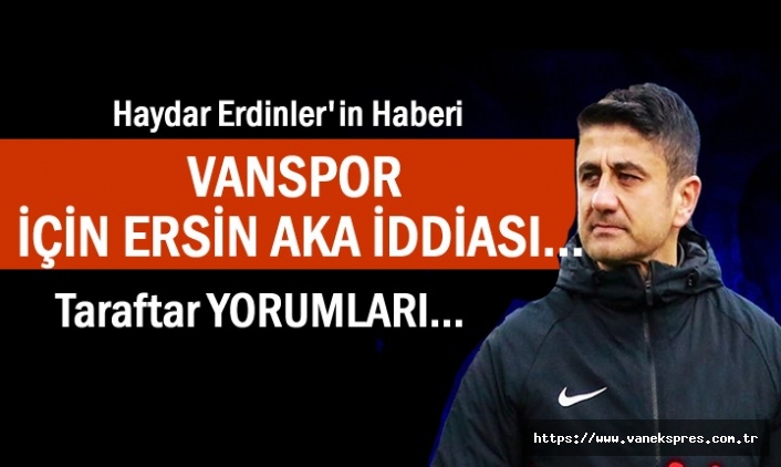 Vanspor'da teknik direktör arayışı sürüyor